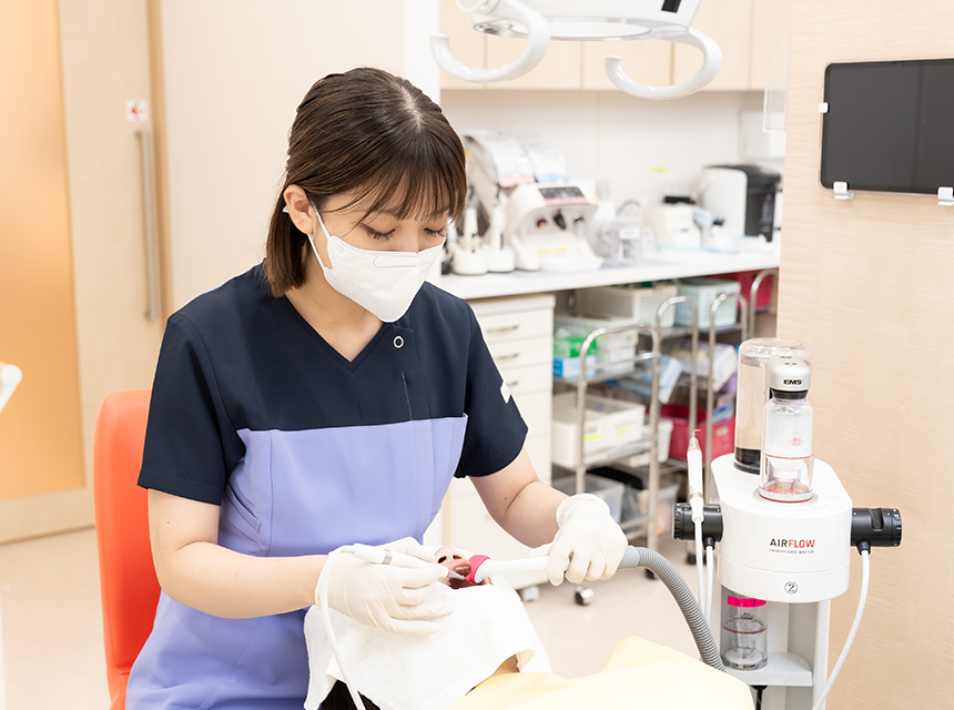 3エアフローによるクリーニング